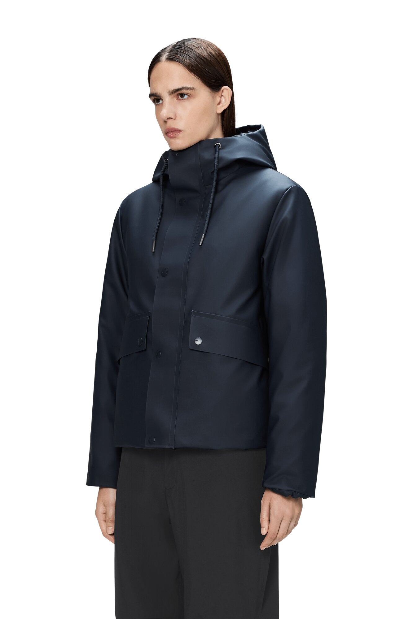 Nome Short Parka jakke - Navy